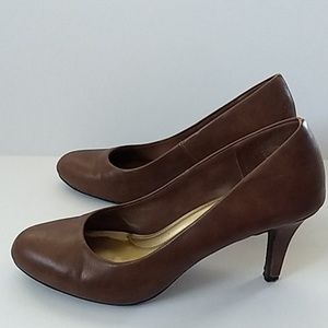 Comfort Plus Brown Heels